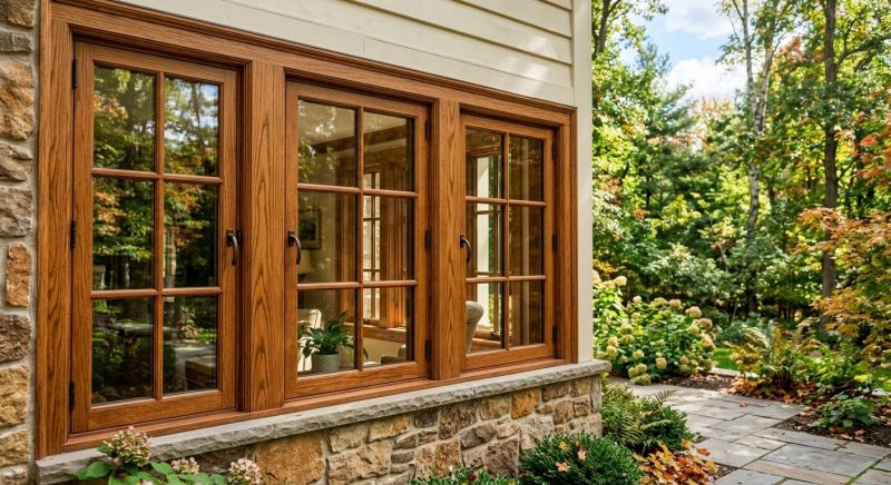 Wood Windows Installation project example